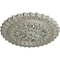 Ekena Millwork Sellek Ceiling Medallion (Fits Canopies up to 1 1/8"), 18 1/2"OD x 7/8"ID x 1 1/2"P, Flash Gold CM18SKFLS - alternate 2